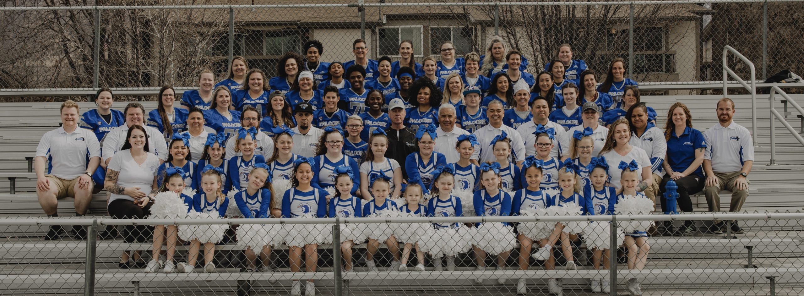 Women's National Football Conference WNFC We cheer for the Falconz at Cottonwood High School in the Spring. We are looking for cheerleaders for the Spring season. Please contact us if you have a child athlete interested in participating. We cheer at the home games only, but that is usually 3-4 games. In the future we would like to travel with our girls!